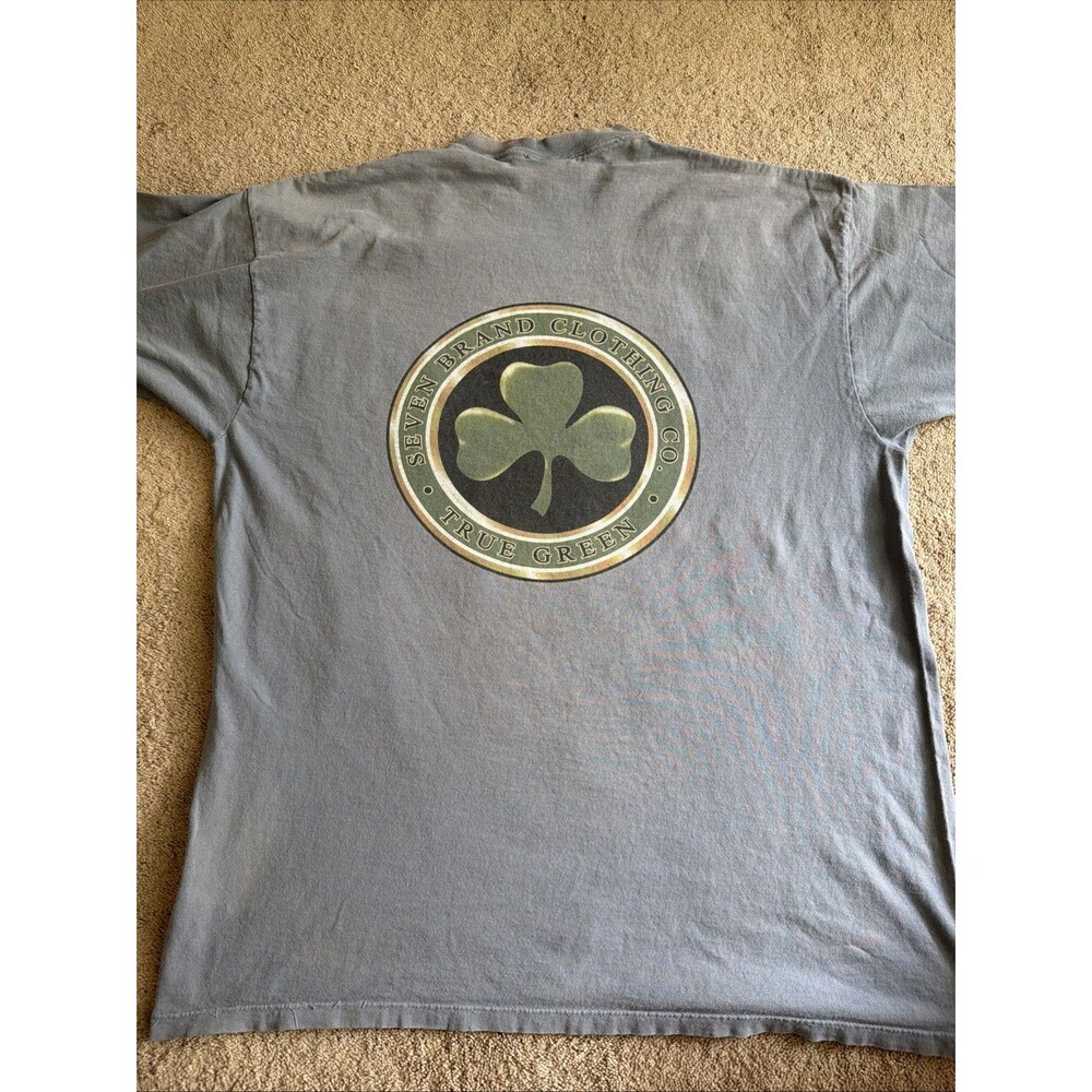 SDI America Seven Brand Clothing Co. True Green XL Single Stitch Clover Shirt